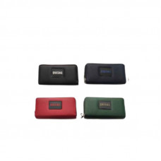 BILLETERA DAMA CUERO PU D/CIERRE QUEENS COLOR SURT 20X10cm QW05