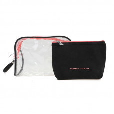 PORTACOSMETICO X2 PVC/CUERO PU AGARRATE CATALINA 25X20cm ACCB47