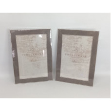 PORTARETRATO MARCO COMBINADO PLATEADO 20X30cm 41-50-28