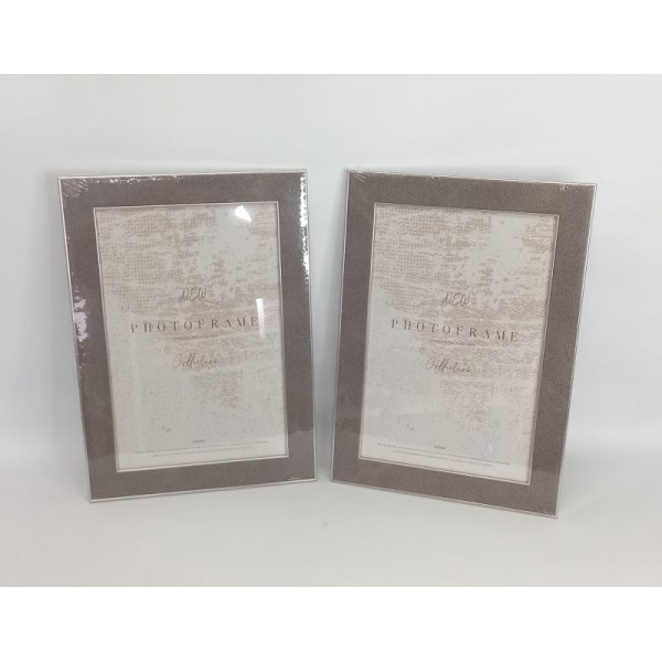 PORTARETRATO MARCO COMBINADO PLATEADO 20X30cm 41-50-28