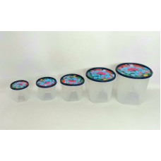 TUPPER REDONDO SET X 5 22X21cm 4095