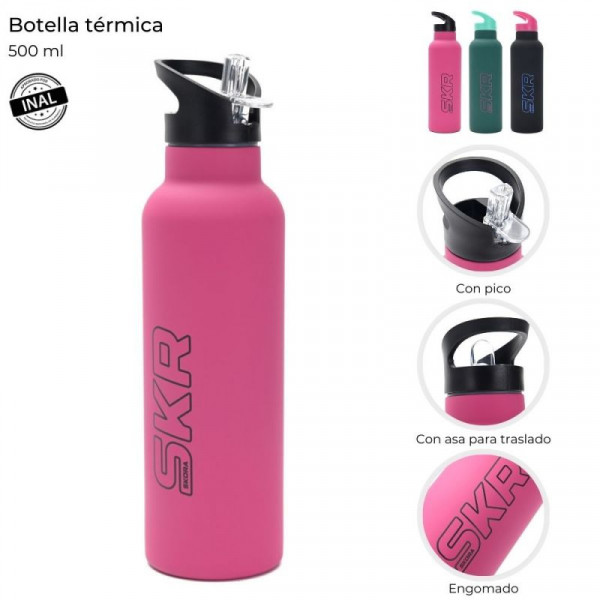 BOTELLA TERMICA DEPORTIVA CON TAPA SKORA 500ml 40562