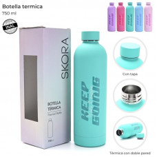 BOTELLA TERMICA CON TAPA 750ml SKORA 40590