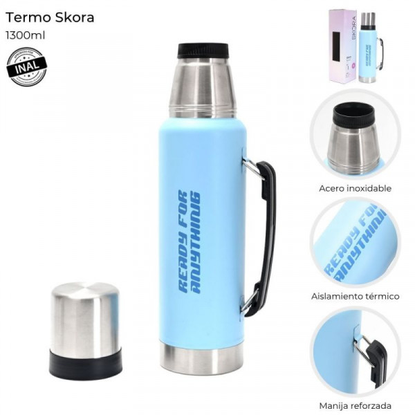 TERMO SKORA 1300ml CELESTE 40303