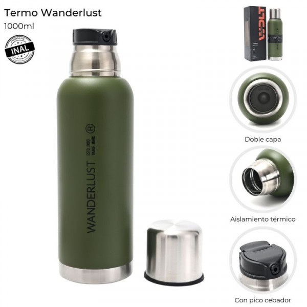 TERMO WDLT 1000ml VERDE 37116