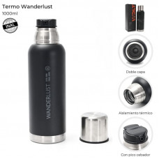 TERMO WDLT 1000ml NEGRO 37117