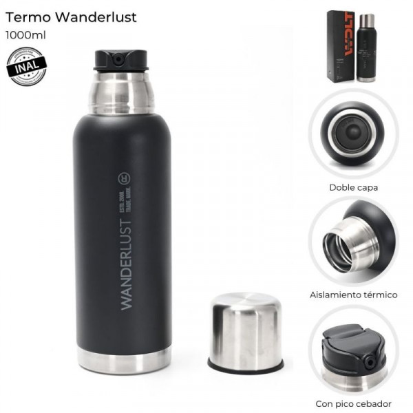 TERMO WDLT 1000ml NEGRO 37117