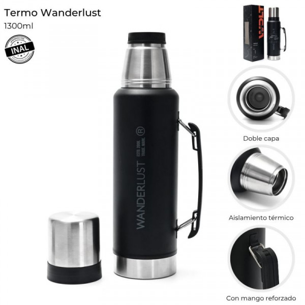 TERMO WDLT 1300ml NEGRO 39438
