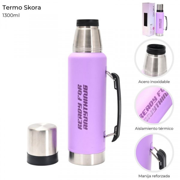 TERMO SKORA 1300ml LILA 40305