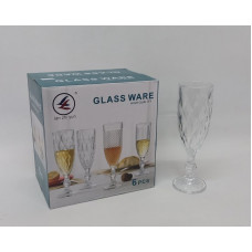 COPA DE VIDRIO PARA CHAMPAGNE 100ml X6 18013