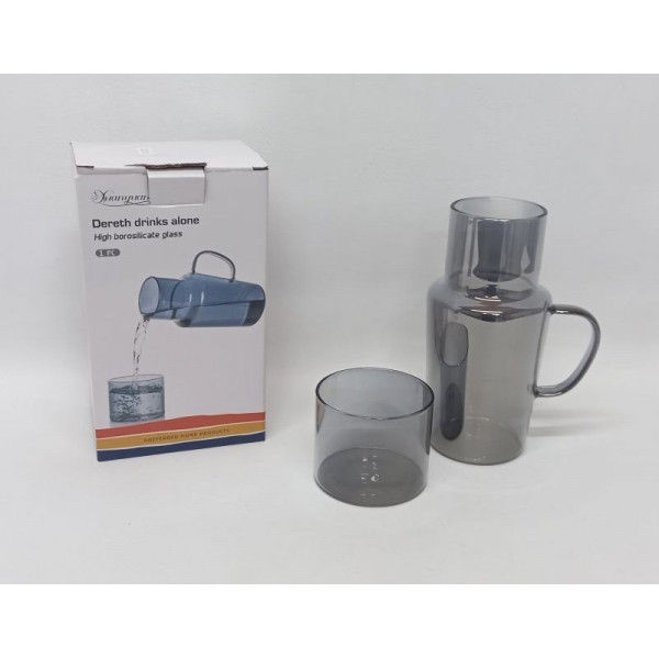 JARRA DE NOCHE + UN VASO DE VIDRIO 700ml 18780