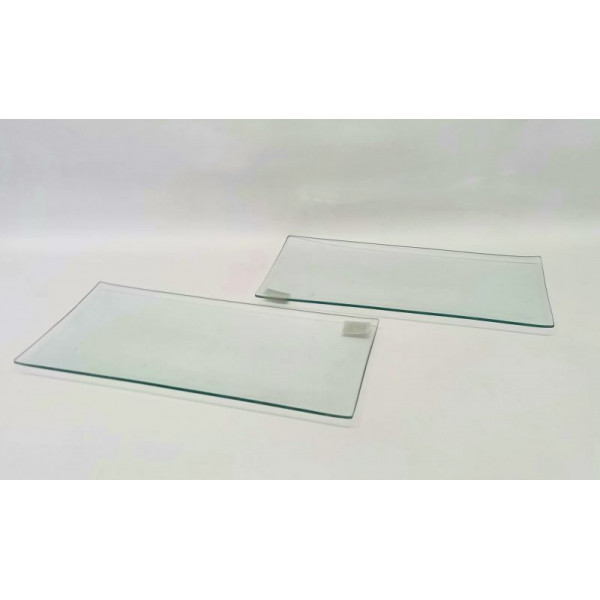 CENTRO DE MESA VIDRIO RECTANGULAR 33X16cm 6304