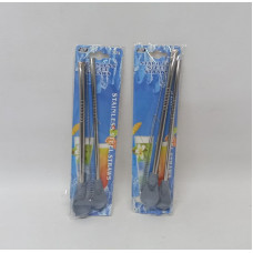 BOMBILLAS DE SILICONA Y ACERO X2 22cm 14355