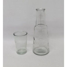 BOTELLA VIDRIO 700cc + VASO 270cc 02503