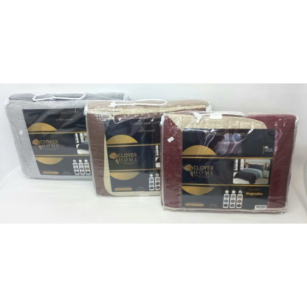 CUBRECAMA DE VERANO DEGRADE 2 1/2 C/FUNDAS ALMOH D/FAZ 230X240cm
