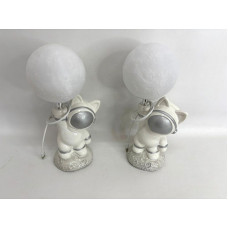 VELADOR CERAMICA GATITO ASTRONAUTA 33cm NS413578