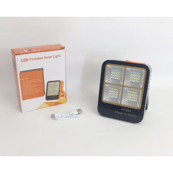 PANEL SOLAR LED USB 4 INTENSIDADES 14X11cm  5175