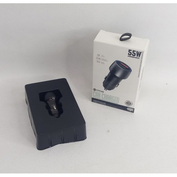 CARGADOR PARA AUTO CABLE TIPO C 55W 5039