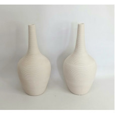 FLORERO CERAMICA RAYADO 31cm NS371259