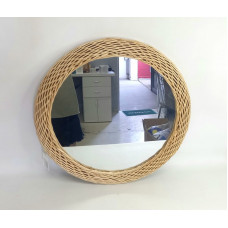 ESPEJO REDONDO MARCO MIMBRE 50cm NS413543