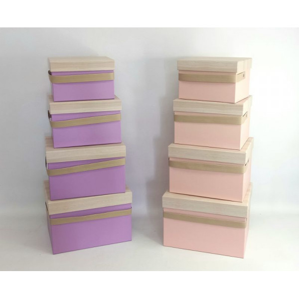 CAJA SET X4 RECTANGULAR 25X19X17cm 5410