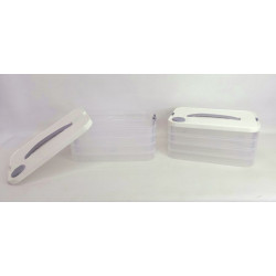 ORGANIZADOR FIAMBRE PVC 4 NIVELES 30X20X15cm 17715