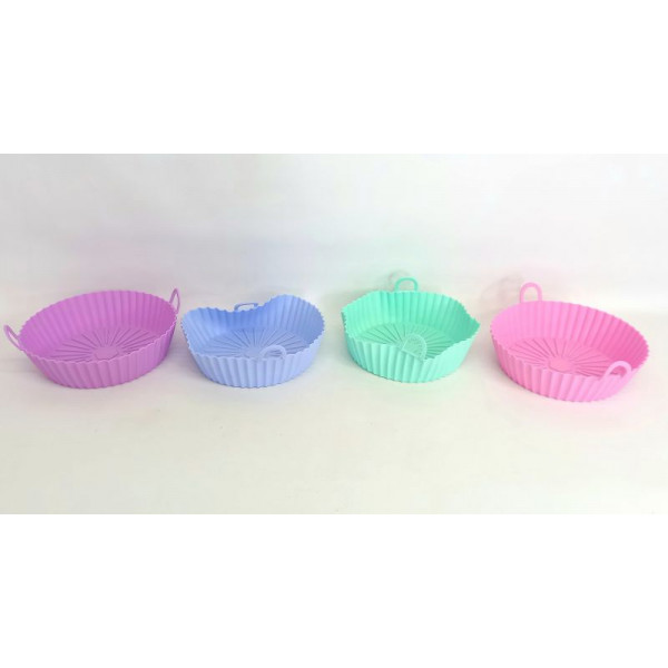 MOLDE REDONDO SILICONA P/AIR FRYER 22X20cm 17994