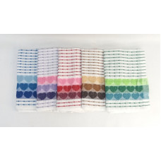 REPASADOR ALGODON/POLIESTER CORAZON X6 38X60cm 61101