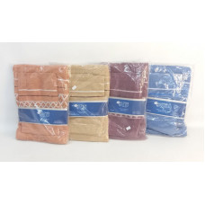 TOALLA + TOALLON 100% ALGODON 400grs COLORES SURTIDOS 11024