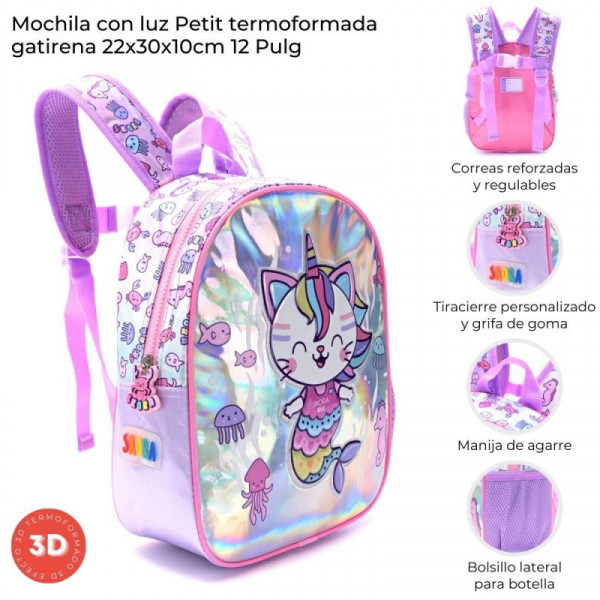MOCHILA PETIT TERMOFORMADA GATIRENA 12 42173