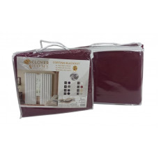 CORTINA BLACKOUT 100% BORDO 140X220cm 187