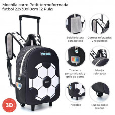 MOCHILA CARRO PETIT TERMOFORMADA FUTBOL 12  37665
