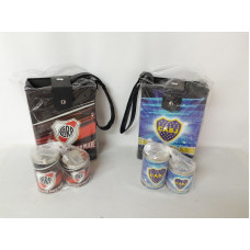 BOLSO MATERO FUTBOL + LATAS