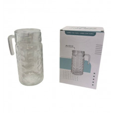 JARRA VIDRIO DISEÑO CIRCULOS C/TAPA PVC 1850lts 5321