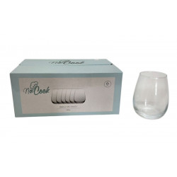 VASO VIDRIO GOURMET X6uni 510ml 6536