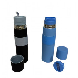 TERMO ACERO MATE-TERERE ANTIDESLIZANTE C/TAPA 750ml 4443