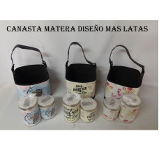 CANASTA MATERA DISE?O + LATAS