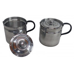 HERVIDOR DE ALUMINIO CON TAPA Nº16   VEROMIR