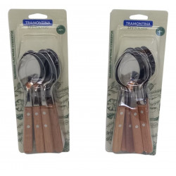 CUCHARA M/MADERA X12pzs DYNAMIC   71902  TRAMONTINA