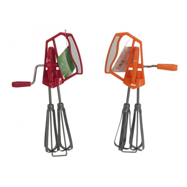 BATIDOR MANUAL DE ACERO INOXIDABLE  26cm  2377