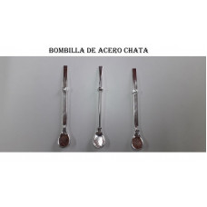 BOMBILLA CHATA  ACERO