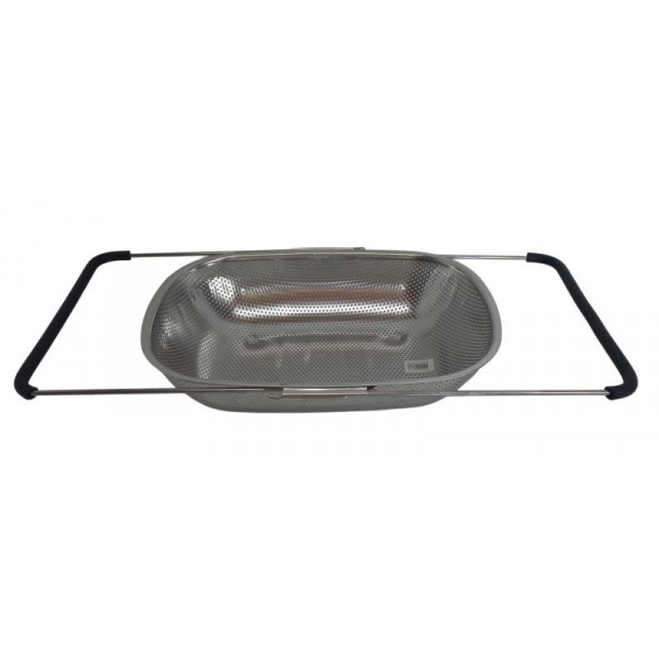 COLADOR RECTANGULAR ACERO EXTENDIBLE  41X25X8cm  20128