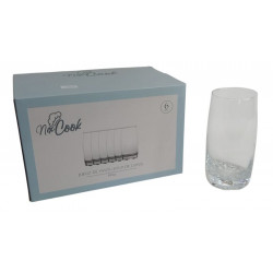 VASO VIDRIO TRAGO LARGO X6 395ml  6669