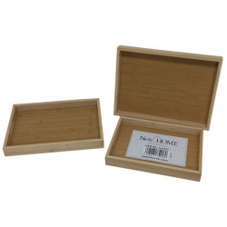 BANDEJA DE MADERA  RECTANGULAR SET X3 38X28CM 5457