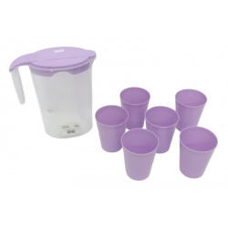 JARRA + 6 VASOS PVC 1,750LTS 9948