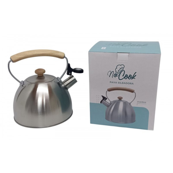 PAVA SILVADORA  ACERO INOX. M/MADERA 2,5LT 5226