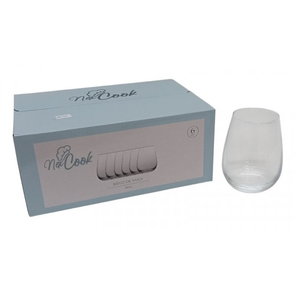 VASO COPON GOURMET TRANS. X6 510ML 6536