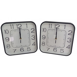 RELOJ DE PARED CUADRADO 25cm  2808