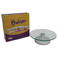 PLATO GIRATORIO DE VIDRIO 30cm  46401