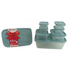 TUPPER PVC SET X7pzas RECTANGULAR 30X20cm  1767